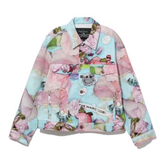 Marc Jacobs x Maisie Cousins Pink Oversized Denim Jacket